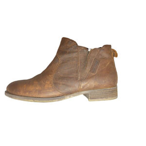 Josef Seibel Sienna 45 Vintage Leather Ankle Bootie Size 40